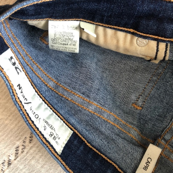 Rag & bone Capri destroyed Chester wash - Picture 5 of 5